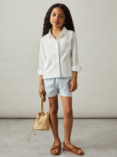 4-9 yrs Linen Roll-Cuff Shirt Ivory | Children
