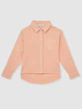 13-14 yrs Linen Roll-Cuff Shirt Peach | Children