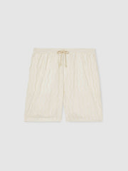 | Ché Fringed-Wave Shorts Off White | Mens
