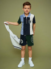 3-9 yrs SmileyWorld Towel Polo Shirt Blue | Children