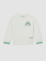 13-14 yrs SmileyWorld Logo Sweatshirt Unisex Fit White | Children