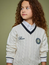 9-13 yrs SmileyWorld Cable-Knit Jumper Unisex Fit Off White | Children