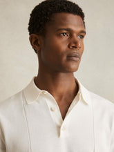 Cotton-Silk Polo Shirt Off White | Mens