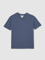 3-9 yrs Crew Neck T-Shirt Ocean Blue | Children