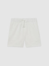 13-14 yrs Cotton Brand-Embroidered Shorts Off White | Children