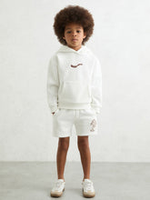 9-13 yrs Cotton Blend Palm Embroidered Shorts Off White | Children