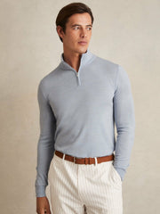 Merino Wool Half-Zip Jumper | Mens