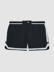 | Ché Stripe-Trim Swim Shorts Navy | Mens