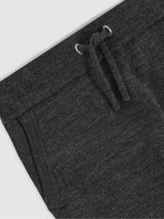 3-9 yrs Merino Wool Cuffed Joggers Derby Grey Melange | Children