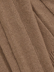 13-14 yrs Wool-Cashmere Reverse-Seam Jumper Camel | Children