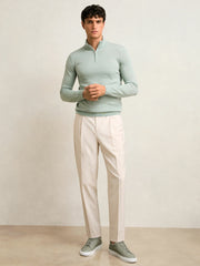 Merino Wool Half-Zip Jumper | Mens