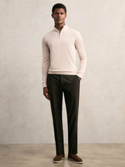 Merino Wool Half-Zip Jumper | Mens