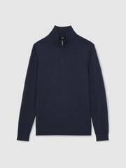 Merino Wool Half-Zip Jumper | Mens