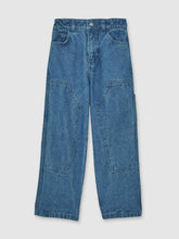 13-14 yrs Straight-Leg Carpenter Jeans Mid Blue | Children