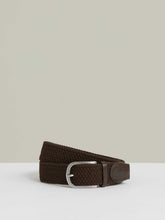 Basket Weave Belt Dark Brown | Mens
