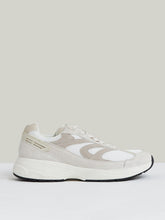 Panelled Running Trainers Off White/Stone | Mens