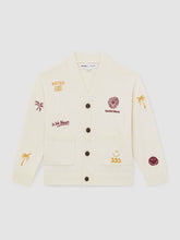 13-14 yrs SmileyWorld Embroidery Cardigan Unisex Fit Off White | Children