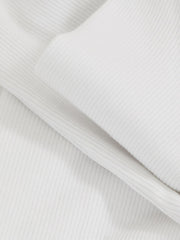 4-9 yrs Cotton Ruched Long-Sleeve T-Shirt with Stretch Ivory | Children