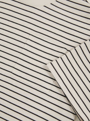13-14 yrs Cotton-Blend Stripe T-Shirt White/Navy | Children