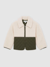 13-14 yrs Quilted Borg Jacket Ecru | Children