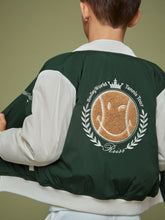9-13 yrs SmileyWorld Bomber Jacket Dark Green | Children
