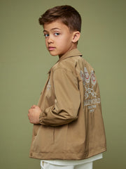 9-13 yrs SmileyWorld Harrington Jacket Stone | Children