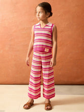 4-9 yrs SmileyWorld Stripe Knit Trousers Pink | Children