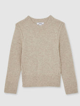 13-14 yrs Wool-Blend Open-Stitch Jumper with Cashmere Oatmeal | Children