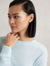 Merino Wool Crew-Neck Jumper Blue | Womens