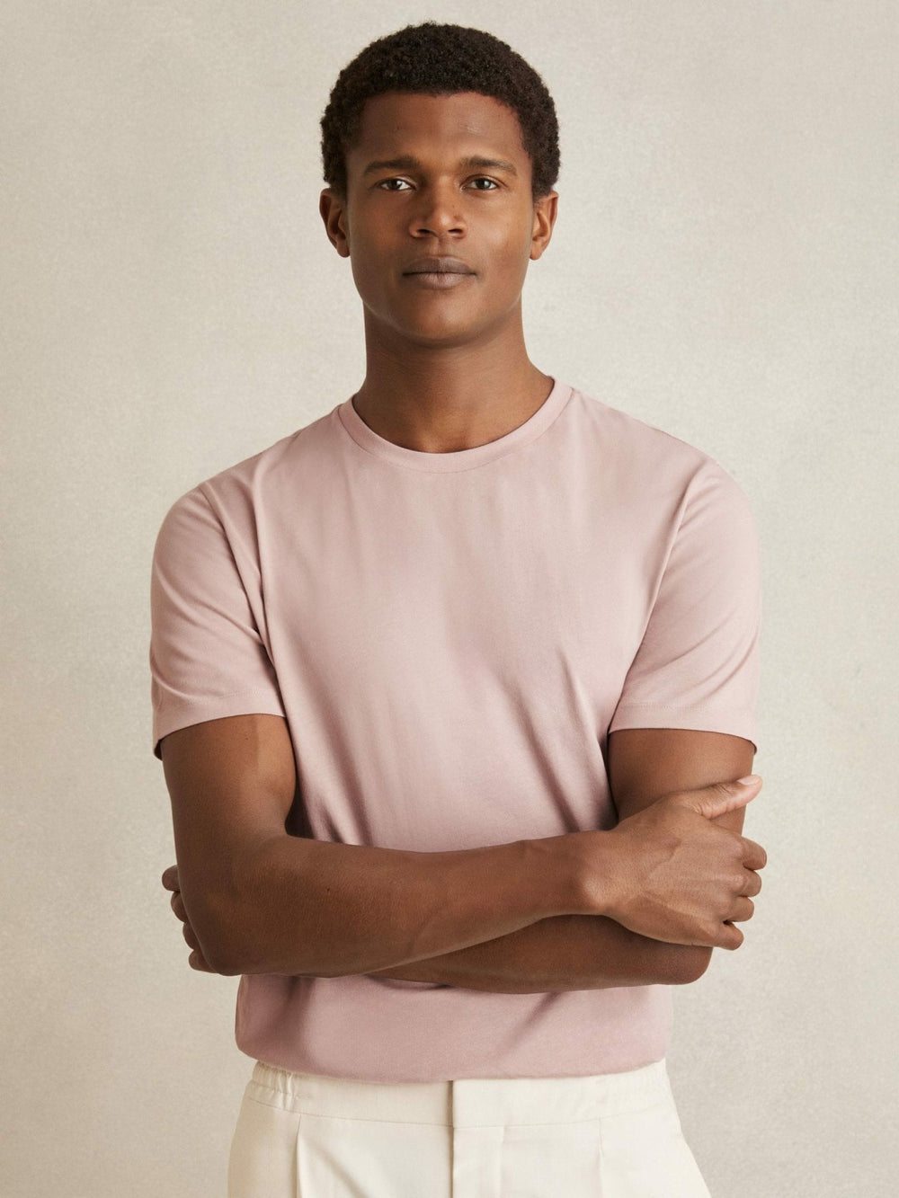 Cotton Crew Neck T-Shirt | Mens
