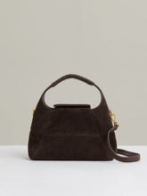 Suede Shoulder Bag Chocolate | Womens