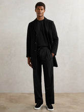 Relaxed-Fit Twill Drawstring Trousers Black | Mens