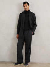 Relaxed-Fit Twill Drawstring Trousers Navy | Mens