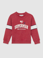 13-14 yrs Superman Cotton Logo Sweatshirt Red | Children