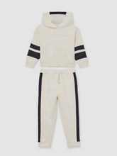 Cotton-Blend Joggers and Hoodie Set Ecru | Children