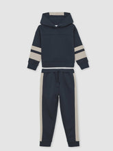 Cotton-Blend Joggers and Hoodie Set Navy | Children