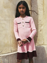 3-9 yrs Scallop-Trim Rib-Knit Dress Pink | Children