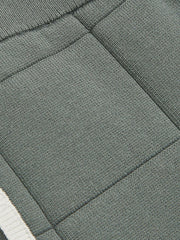 3-9 yrs Tipped Knit Stitch-Detail Shorts Dark Sage Green | Children