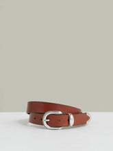 Leather Western Belt Tan Brown | Mens