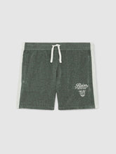13-14 yrs Chenille Tipped Motor Cars Shorts Dark Sage Green/White | Children