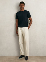 T-Shirts 3 Pack White/Navy/Dark Sage Green | Mens