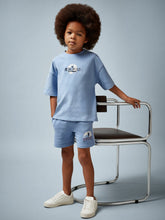 3-9 yrs Superman Logo-Print Shorts Light Blue | Children
