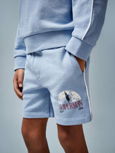 9-13 yrs Superman Logo-Print Shorts Light Blue | Children