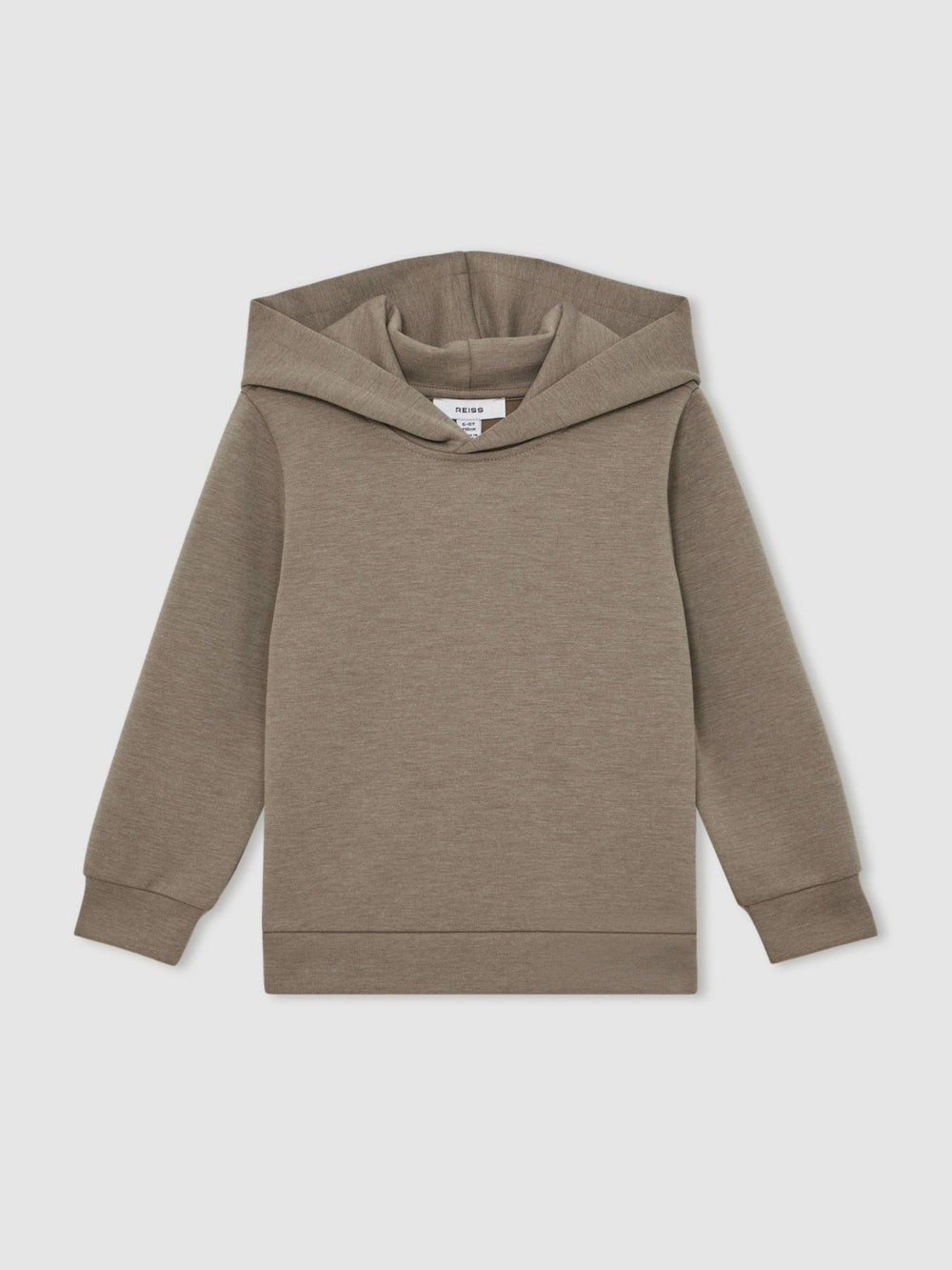Interlock Jersey Hoodie Taupe Brown | Children