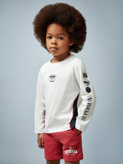 3-9 yrs Superman Cotton Logo T-Shirt White | Children