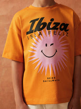 9-13 yrs SmileyWorld Sun Motif T-Shirt Orange | Children