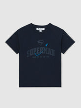 13-14 yrs Superman Raglan Logo T-Shirt Navy Blue | Children