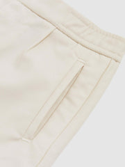 9-13 yrs Relaxed-Fit Pleated Tapered Trousers Off White | Children