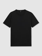 Airwater-Cotton Crew-Neck T-Shirt Black | Mens