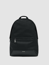 Woven Zipped Backpack Black | Mens